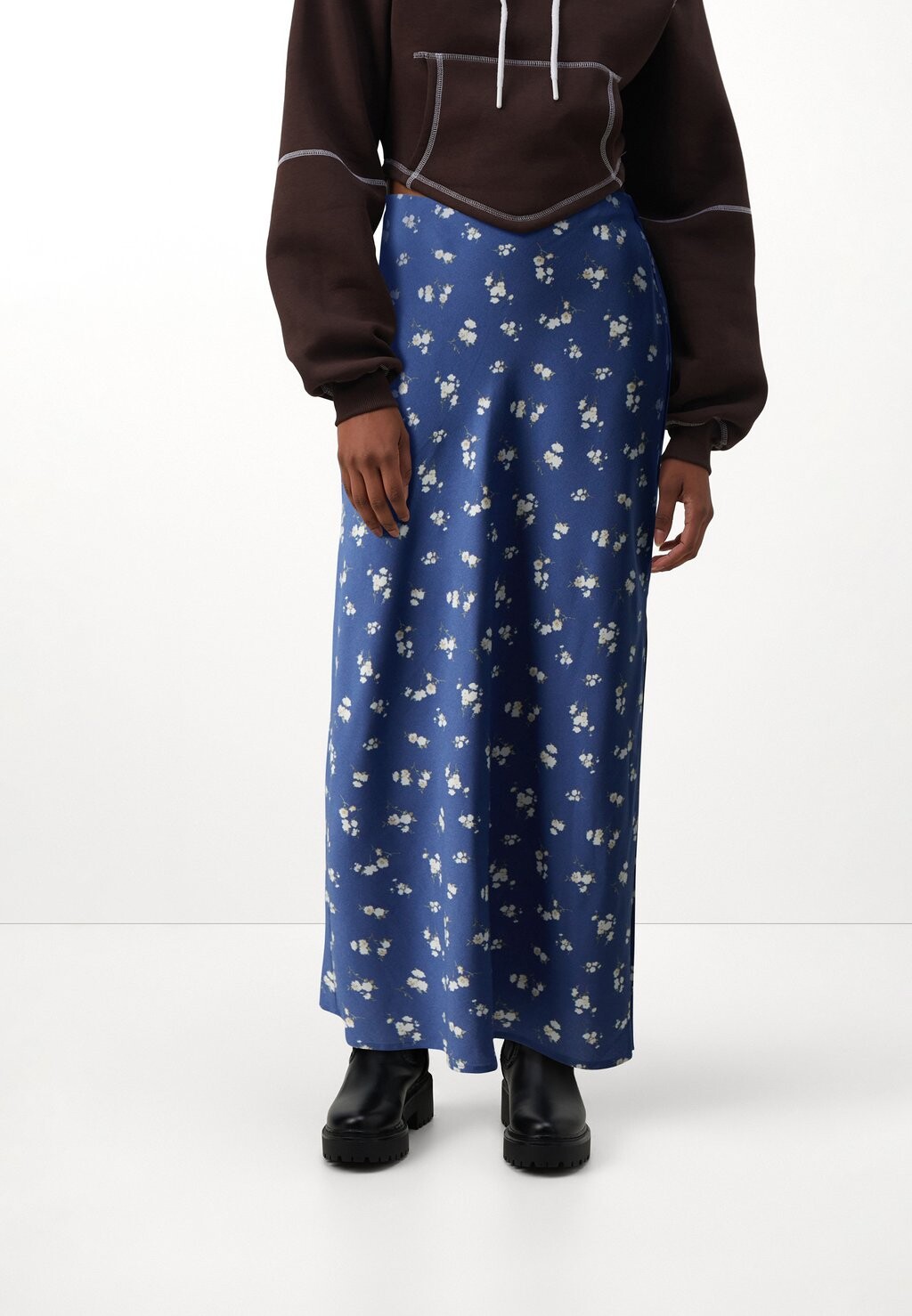 

Длинная юбка Hollister Co., синий
