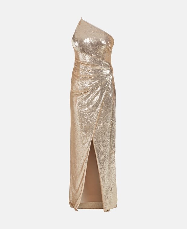 

Вечернее платье Halston, золотой