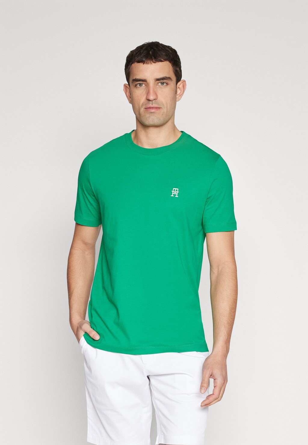 

Базовая футболка Monogram Tee Tommy Hilfiger, цвет olympic green