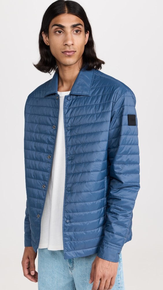 

Куртка BOSS Olson Padded, синий