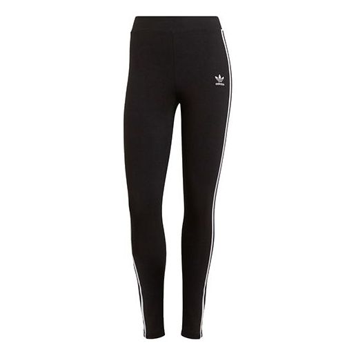 Спортивные штаны (WMNS) adidas originals 3 Str Tight Side Stripe Sports Gym Pants/Trousers/Joggers Black, черный леггинсы adidas w 3s 78 tig casual sports tight gym pants trousers joggers black черный