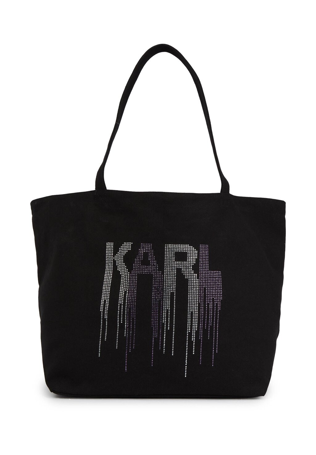 

Сумка для покупок K LETTERS 2 0 RHNSTN KARL LAGERFELD, черный
