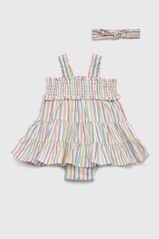

Хлопковое платье для новорожденных Gap, мультиколор