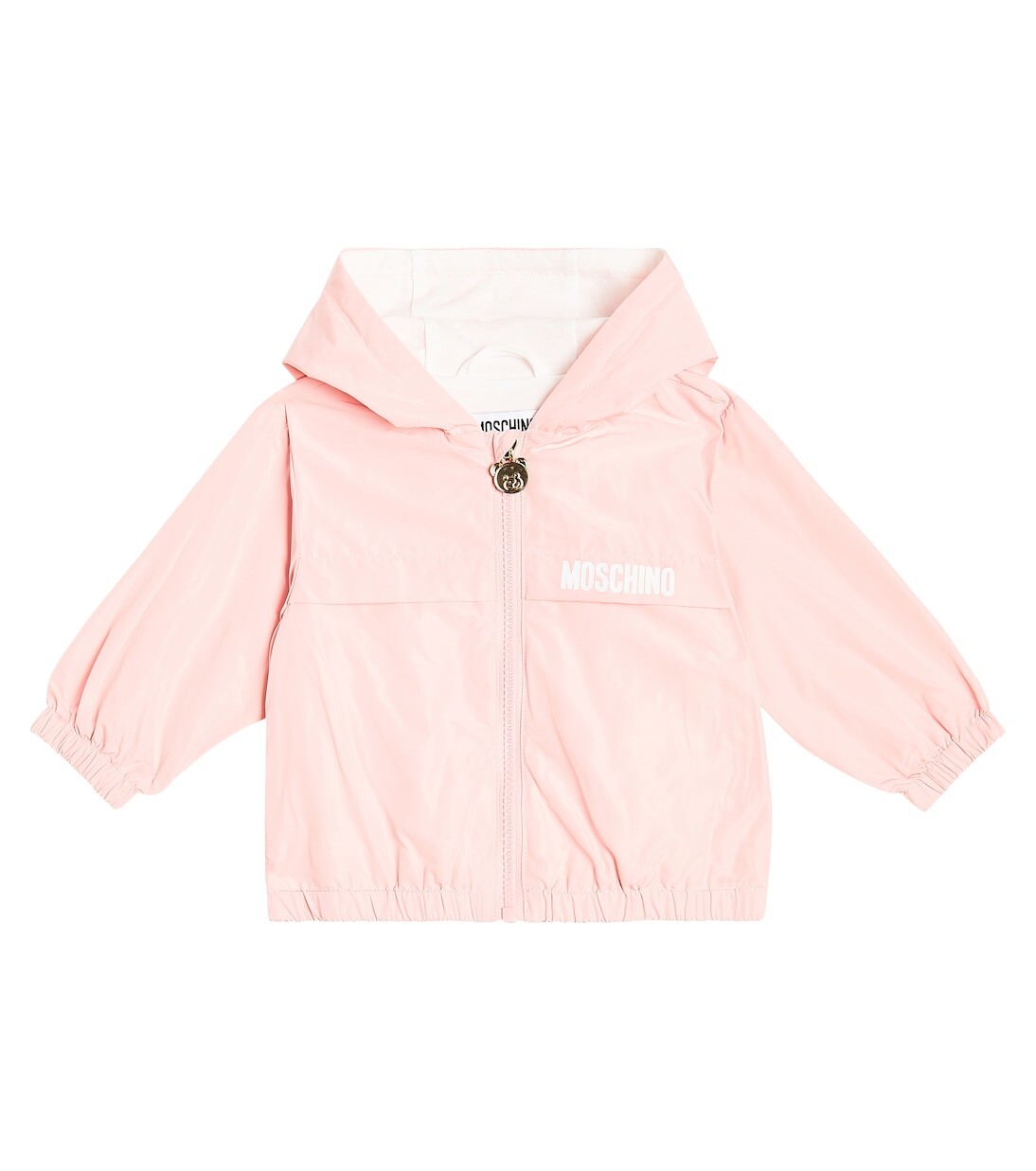 

Детская куртка с принтом Moschino Kids, розовый