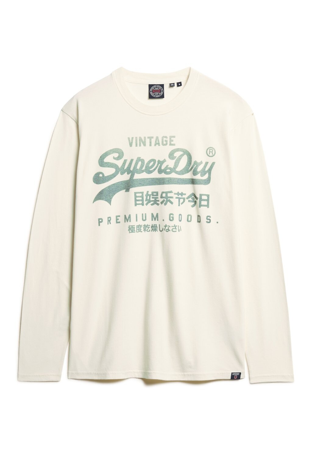 

Топ с длинными рукавами GRAPHIC Superdry, кремовый