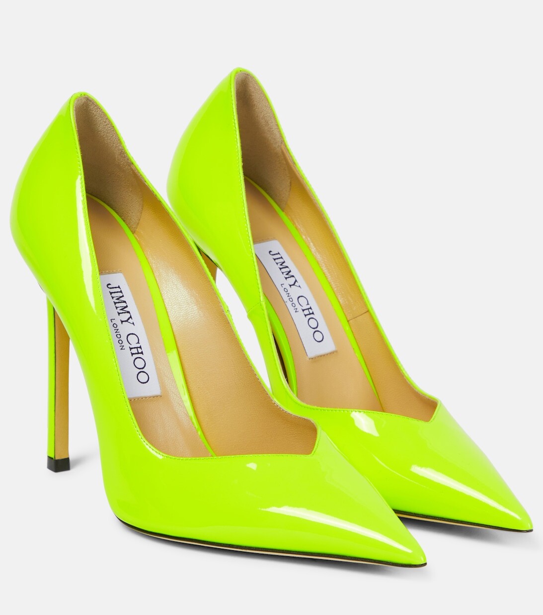 

Туфли-лодочки Casse 100 из лакированной кожи Jimmy Choo, желтый