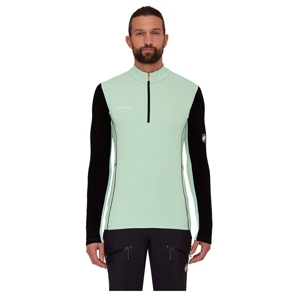 Футболка с длинным рукавом Mammut Aenergy Half Zip, зеленый