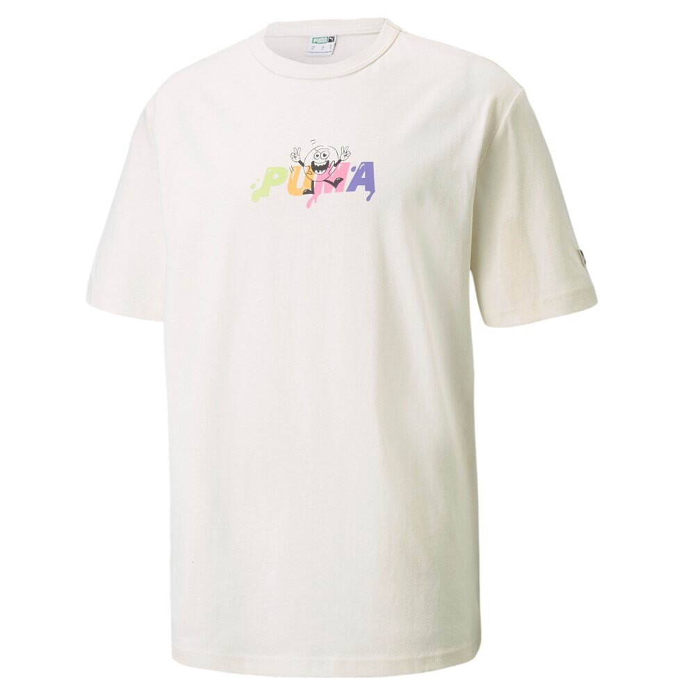 

Футболка Puma T-Shirt Downtown Graphic, бежевый