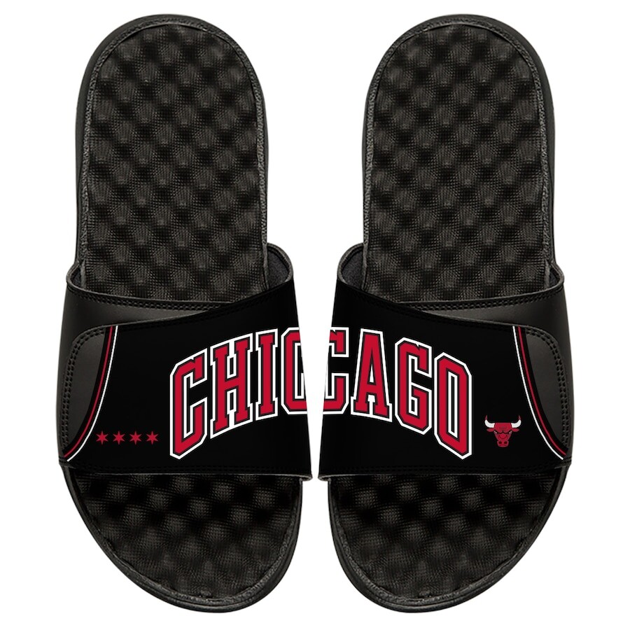 

Шлепанцы ISlide Chicago Bulls, черный