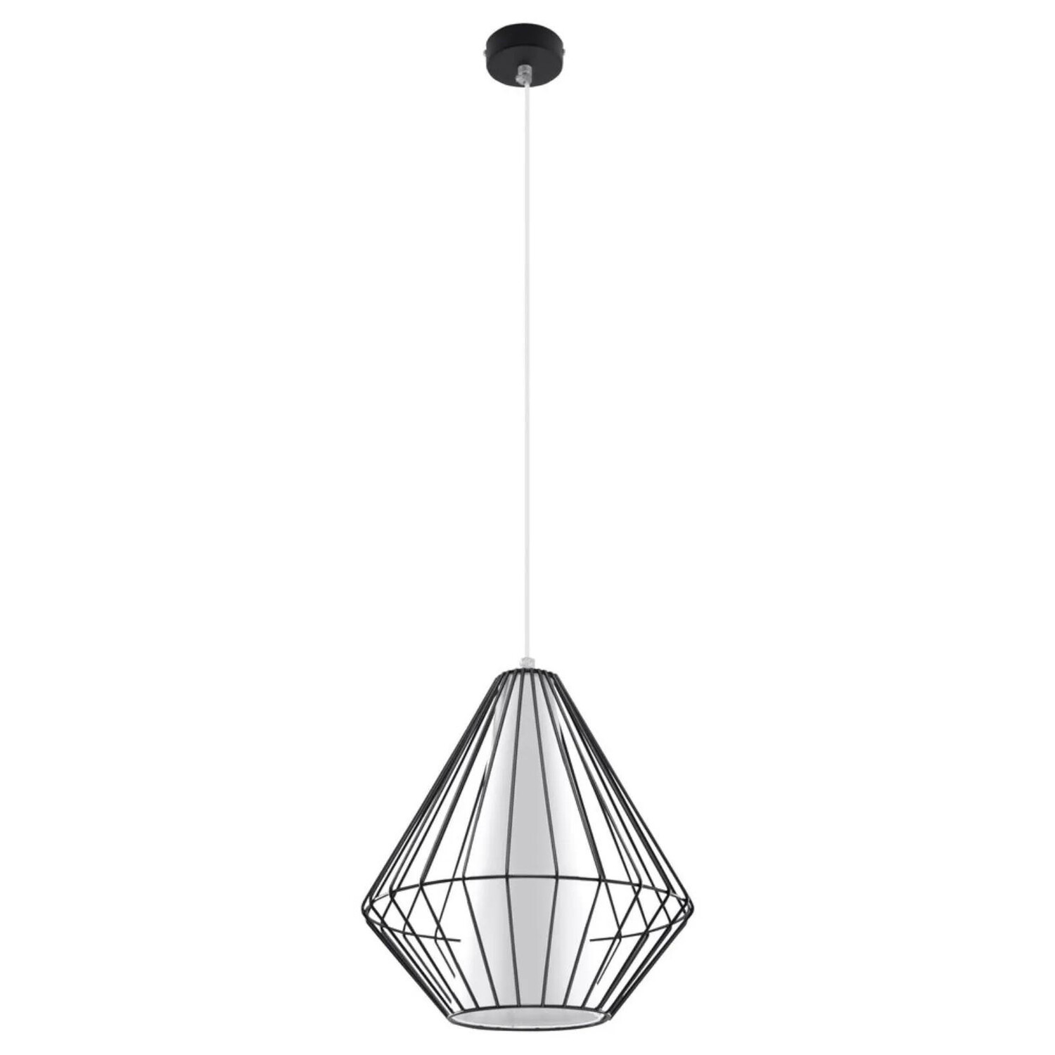 

Подвесная лампа famlights, 14x14x100 см, черно-белый