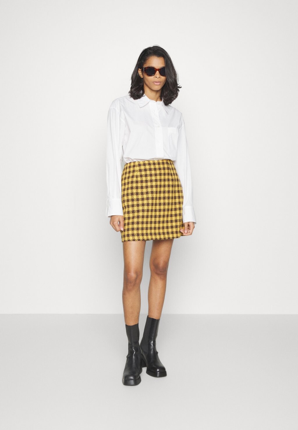

Юбка-клеш b.young BYDASIGNE SKIRT, смесь золотистых специй