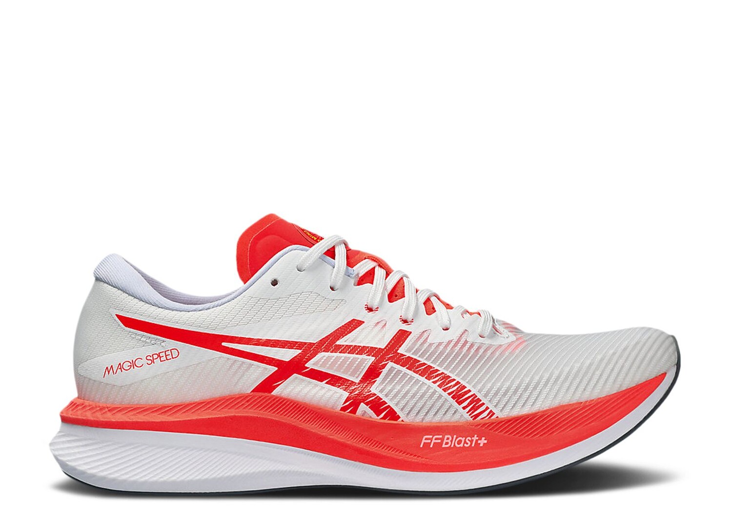 

Кроссовки ASICS Magic Speed 3 'White Sunrise Red', белый
