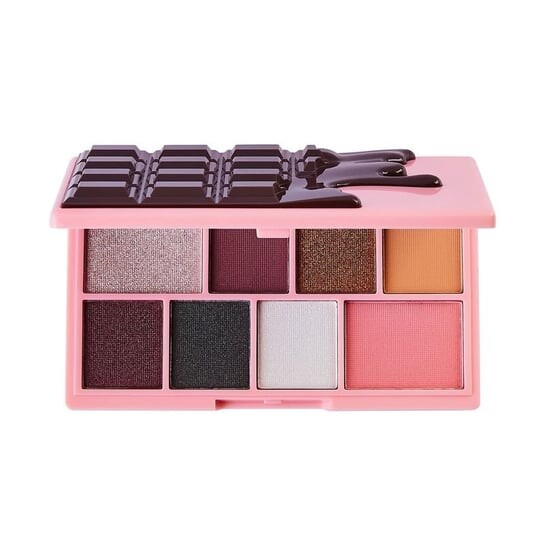 

Палетка теней для век Rocky Road I Heart Revolution, Chocolate Mini, Makeup Revolution, розовый