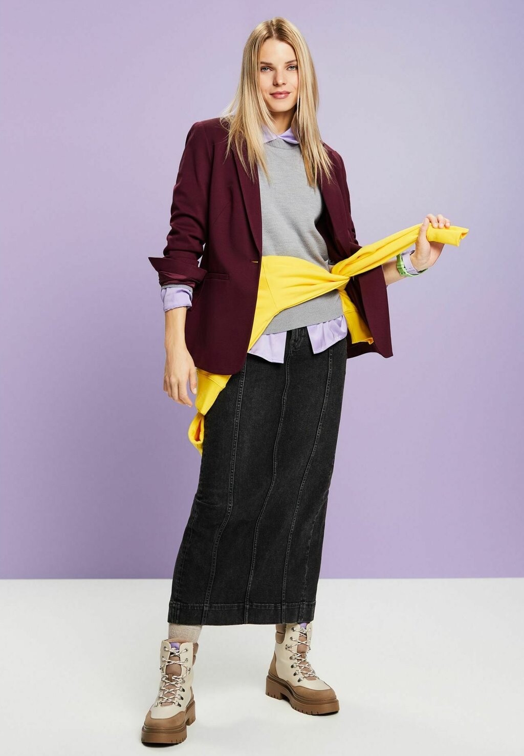 

Свитшот Esprit, цвет light grey new