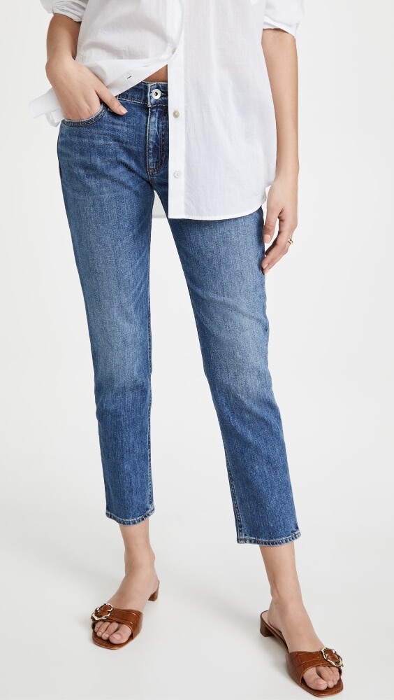 

Джинсы Rag & Bone Dre Low Rise Slim Boyfriend