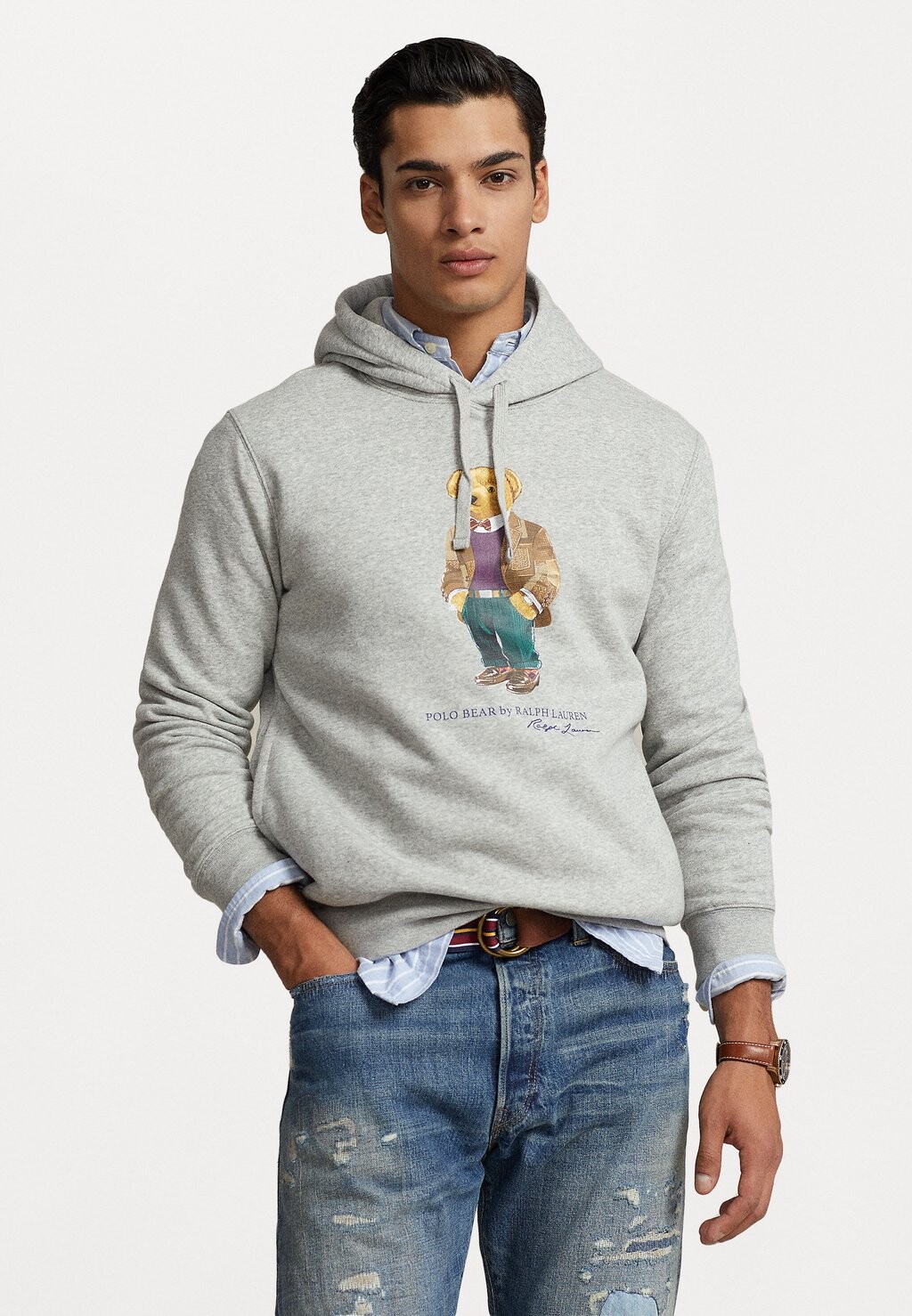 

Толстовка с капюшоном HOOD LONG SLEEVE Polo Ralph Lauren, серый