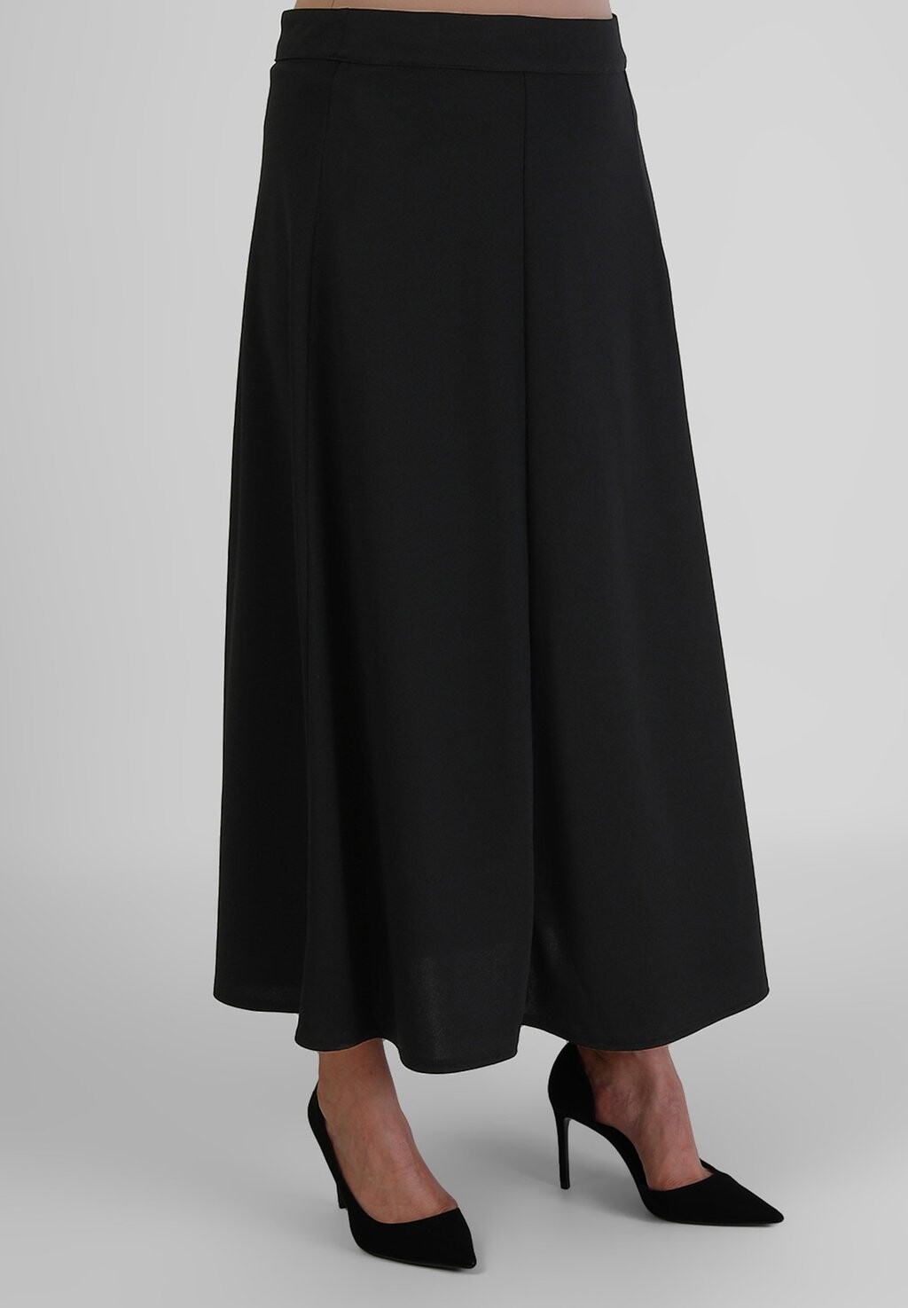 

Юбка плиссе Plus Size Alia Modanisa, черный