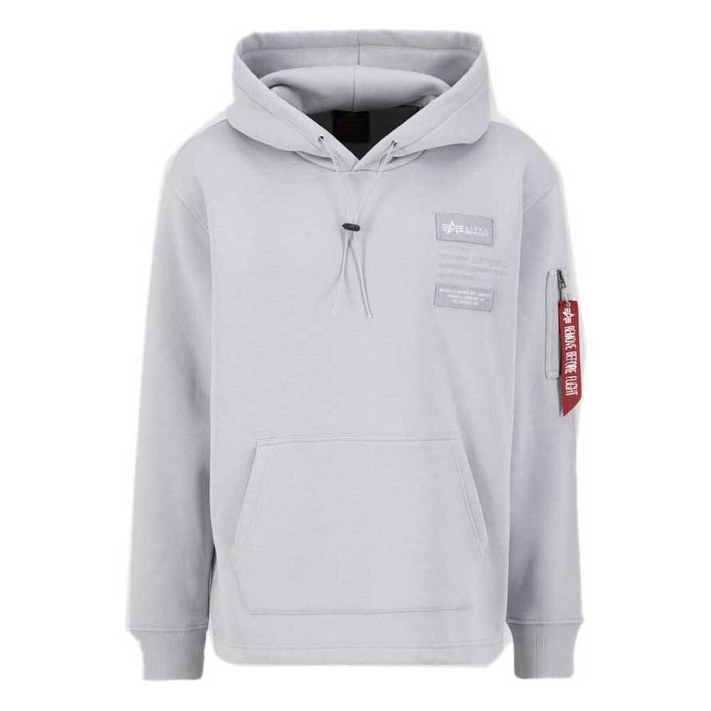 

Худи Alpha Industries Patch Lf, серый