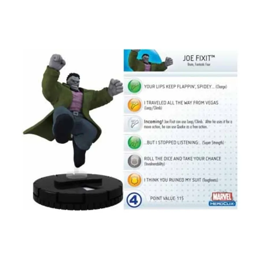 

Джо Фиксит (R), Marvel HeroClix - Incredible Hulk - Singles