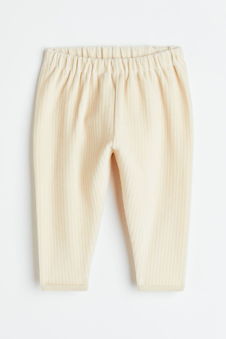 

Велюровые джоггеры в рубчик H&M