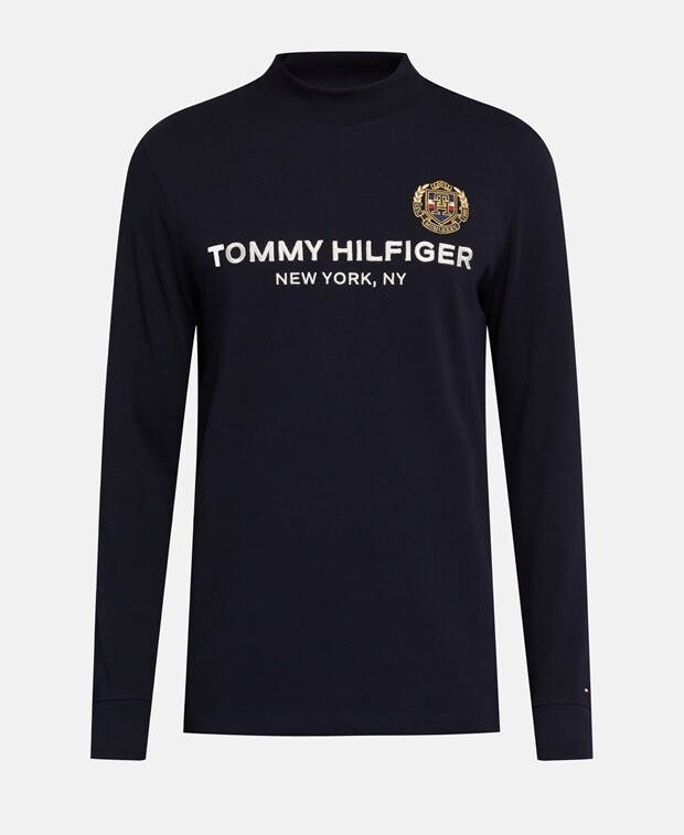 

Топ с длинными рукавами Tommy Hilfiger, светло-синий