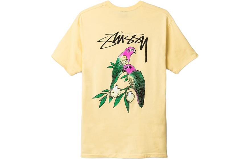 

Футболка унисекс Stussy, светло-желтый