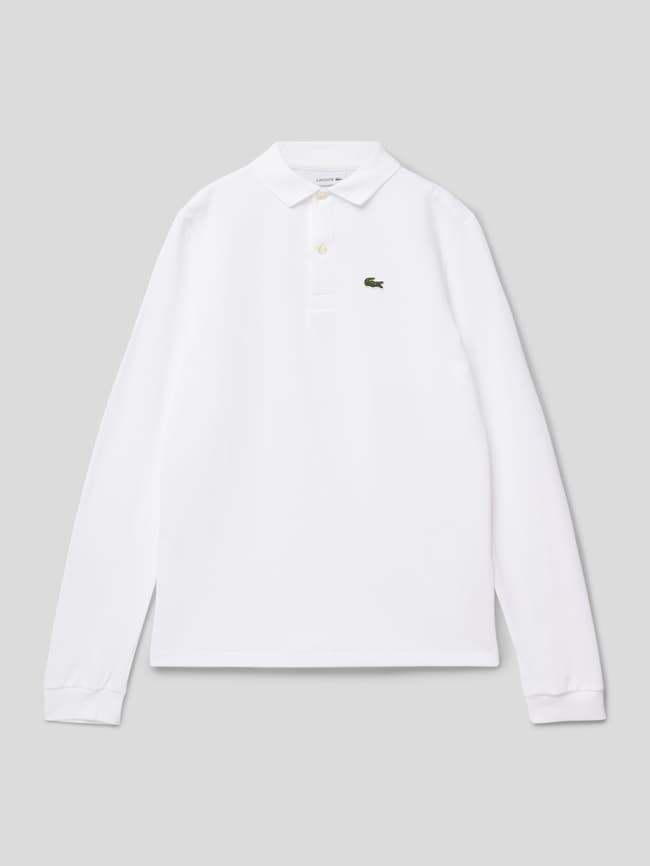 

Лонгслив с воротником-поло Lacoste, белый