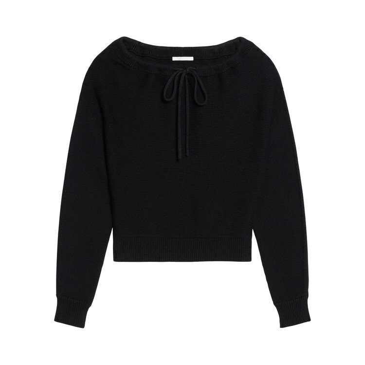 

Свитер Helmut Lang Ruched Dolman Sleeve Sweater, черный