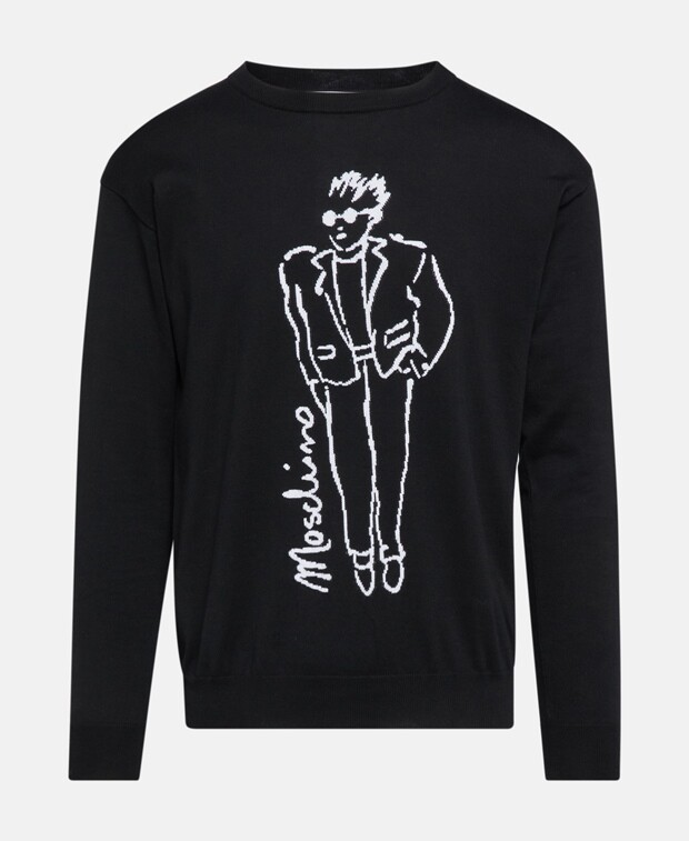 

Толстовка Moschino, черный