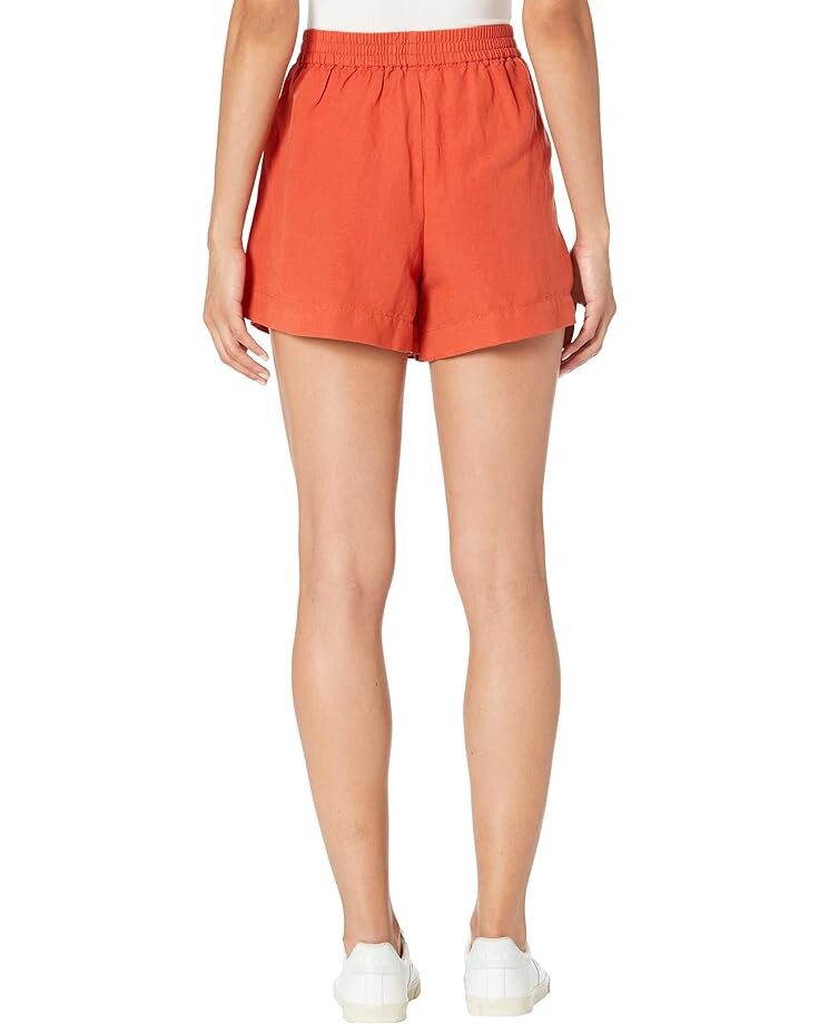 

Шорты Madewell Linen Blend Track Shorts, цвет Rusted Clay