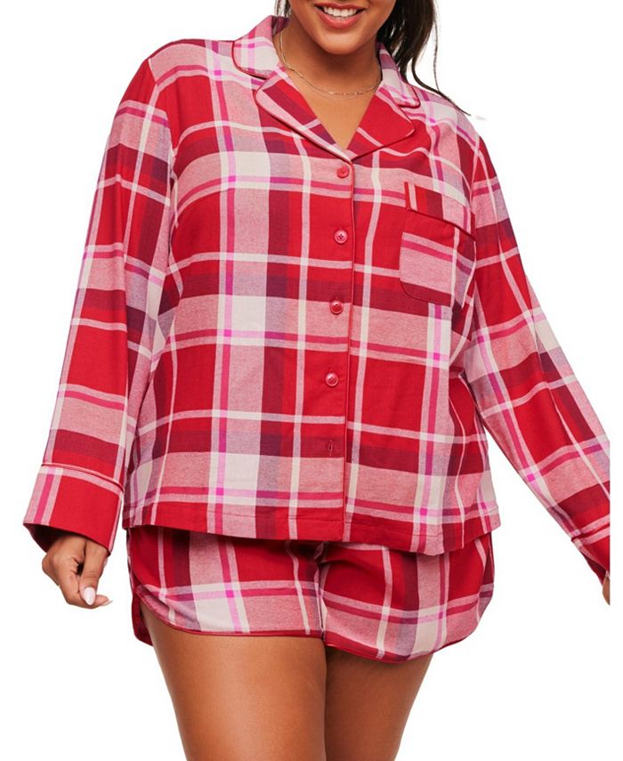 цена Женская пижама больших размеров Cecelia Adore Me, красный