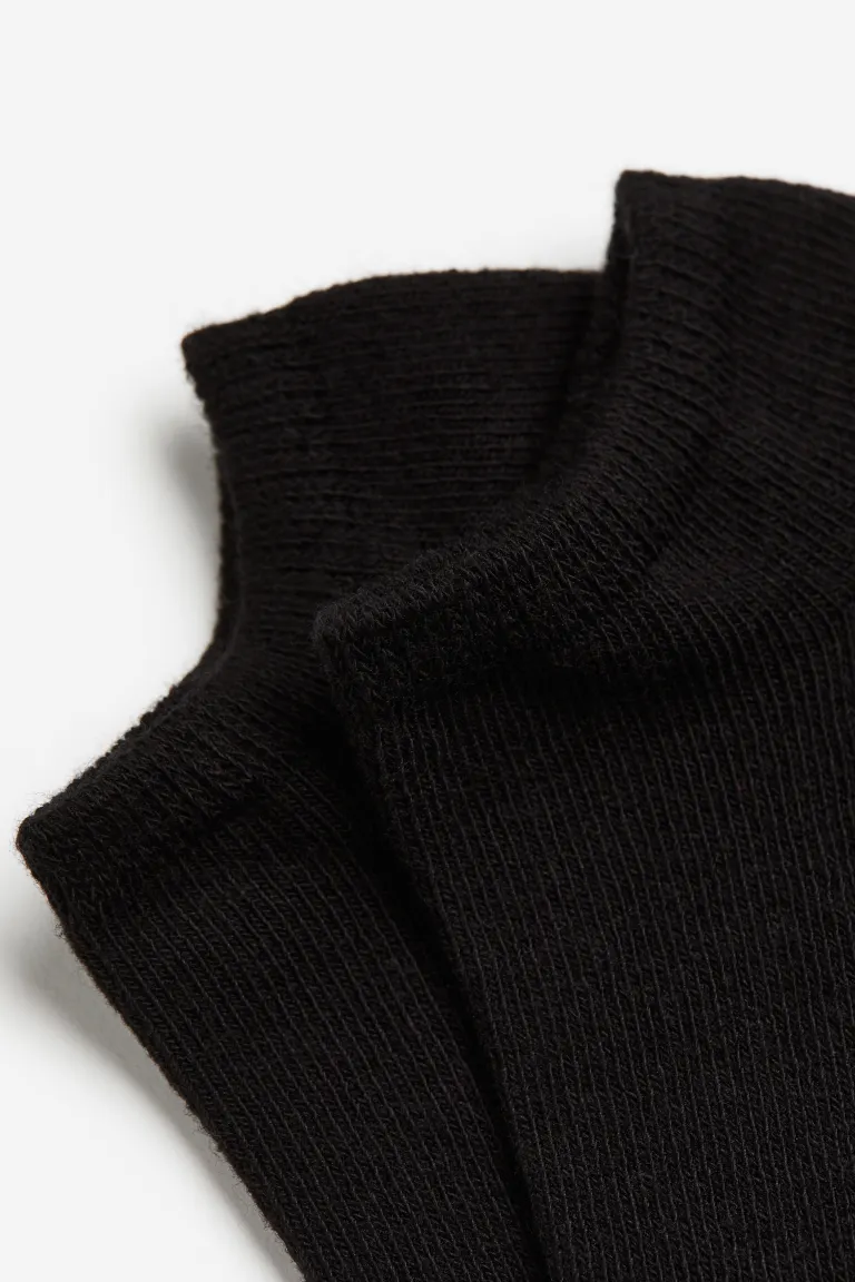 Упаковка из 7 носков-кроссовок H&M, черный