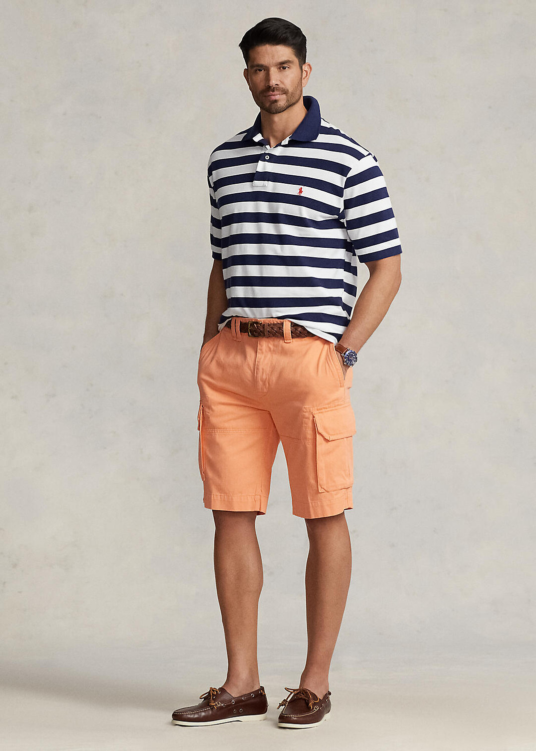 

Шорты-карго из твила Relaxed Fit Slub