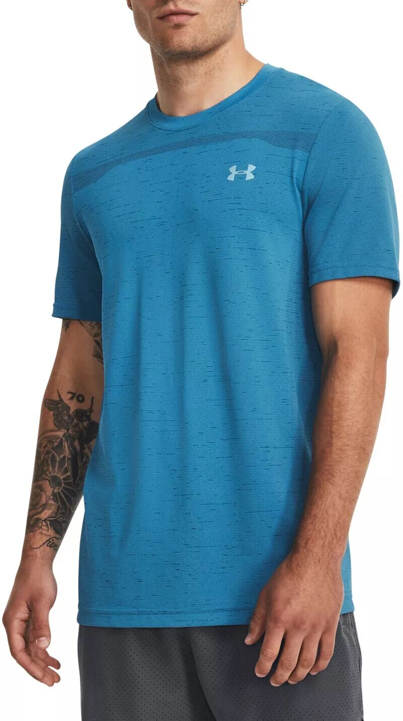 

Мужская бесшовная футболка Under Armour, синий