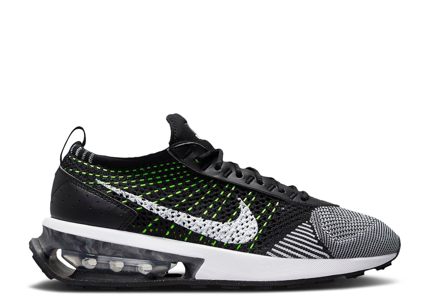 

Кроссовки Nike Wmns Air Max Flyknit Racer 'Black White Volt', черный