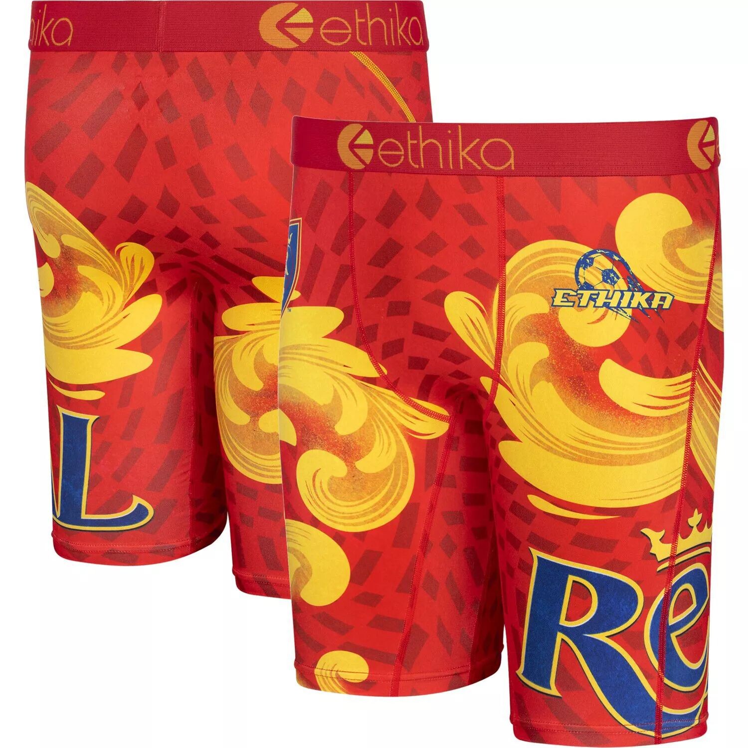

Молодежные боксеры из микросетки Ethika Red Real Salt Lake Team Unbranded
