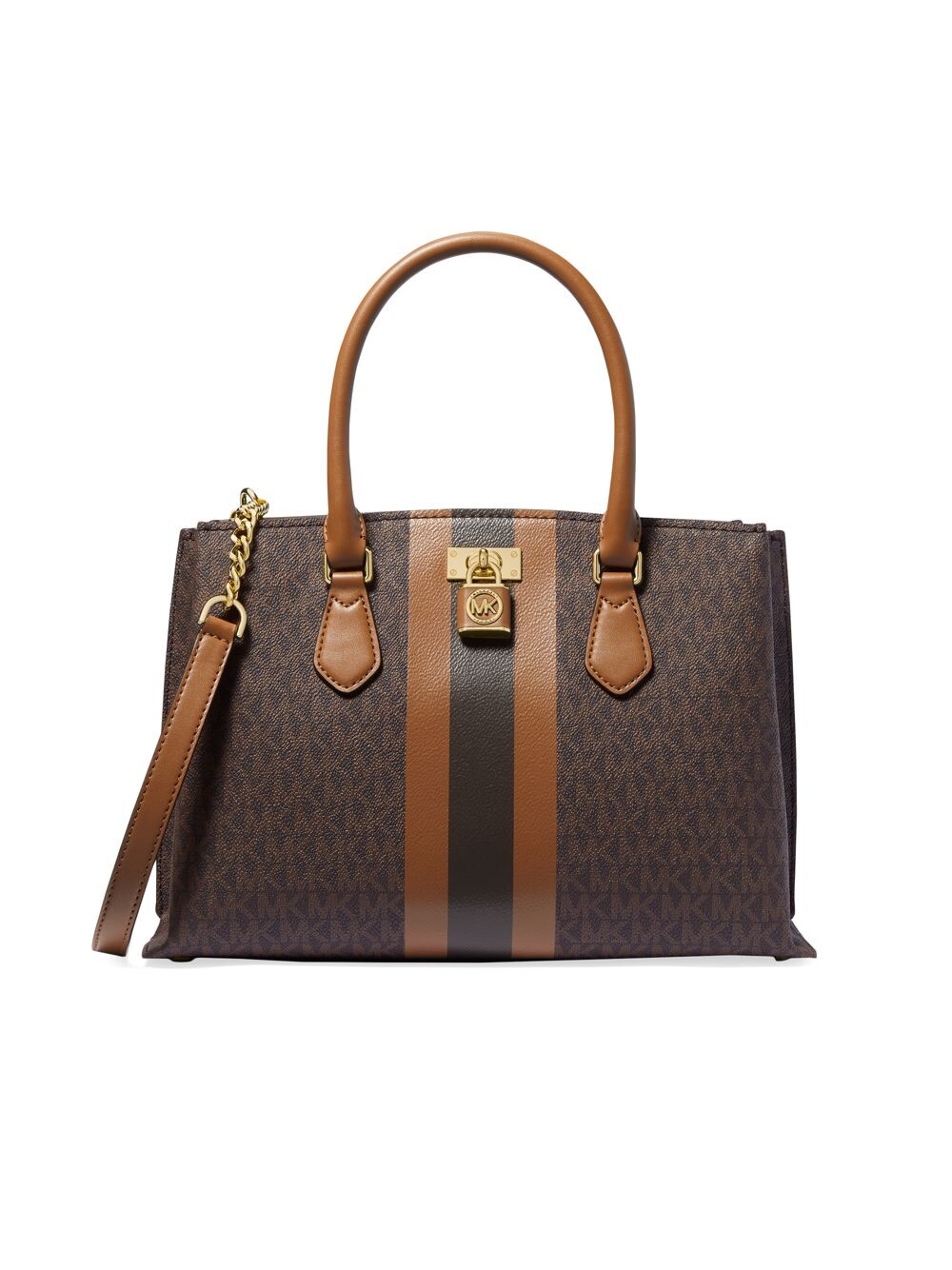 

Сумка-портфель с рубиновыми монограммами среднего размера MICHAEL Michael Kors