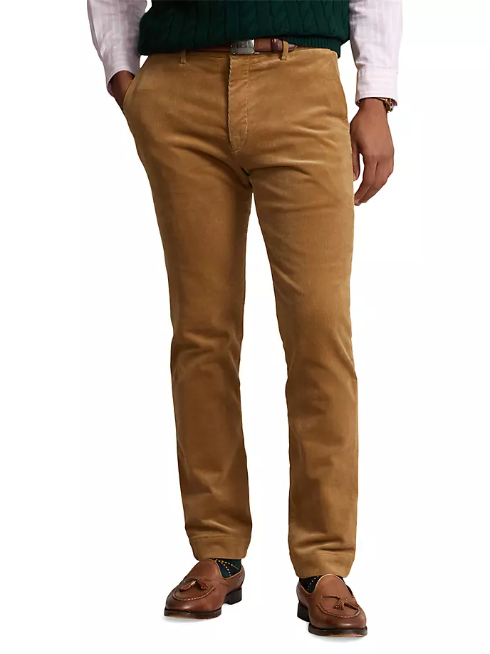 

Вельветовые брюки Polo Ralph Lauren, хаки
