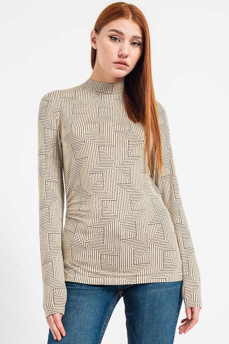 

Блузка с фигурным узором Esprit, черный