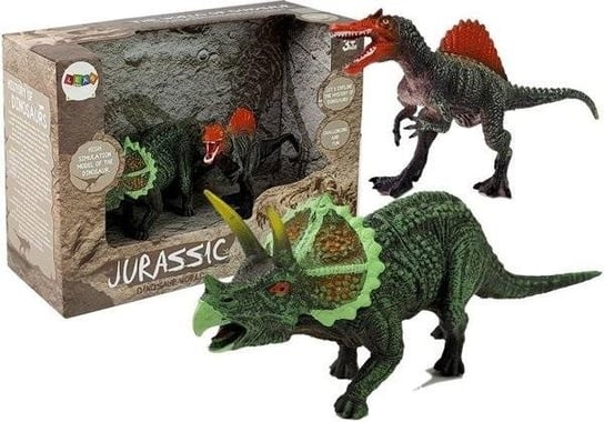 Динозавры 2шт Спинозавр, Трицератопс Lean Toys