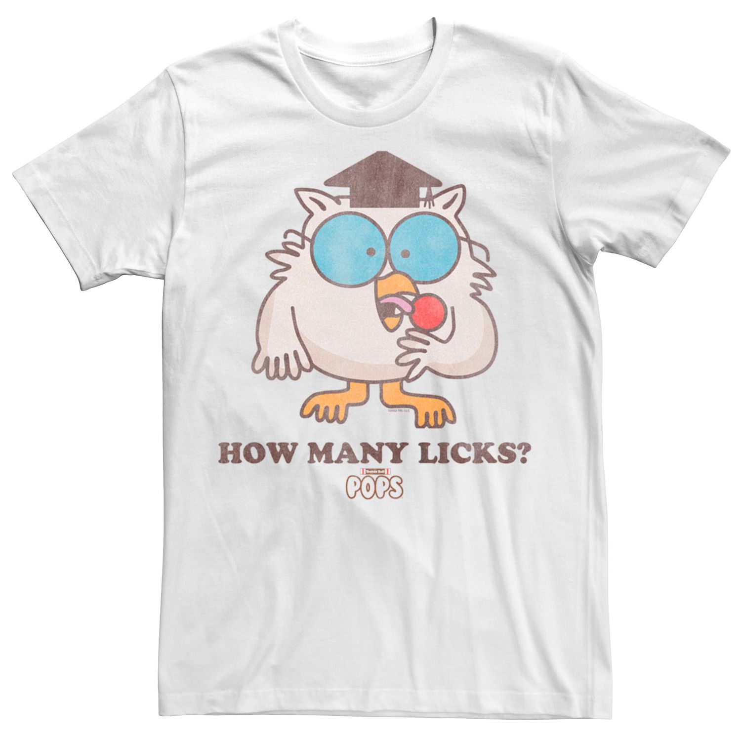 цена Мужская футболка Tootsie Pop How Many Licks Licensed Character