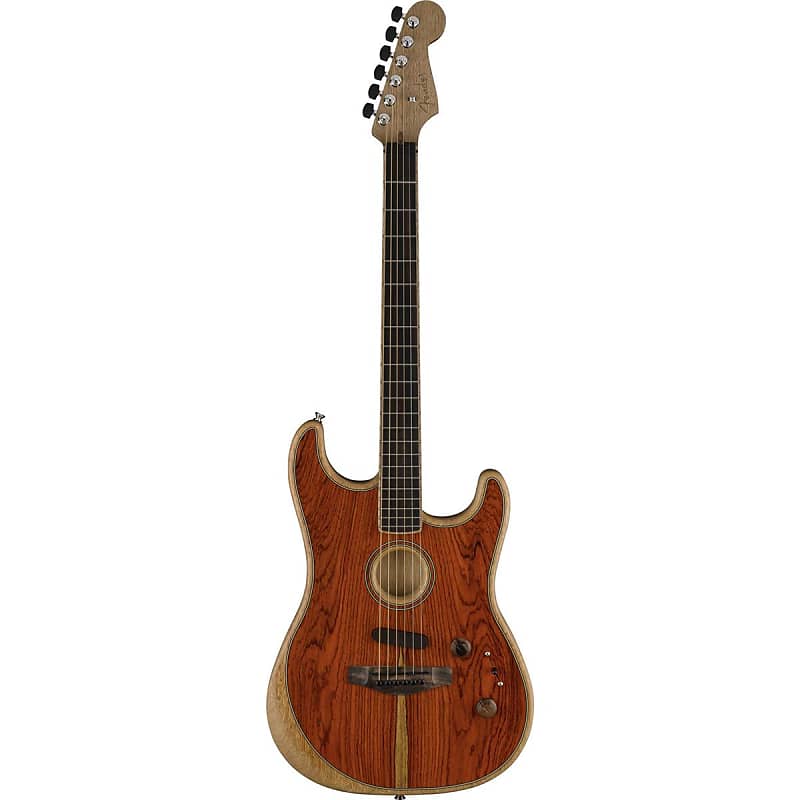 Акустическая гитара Fender American Acoustasonic Stratocaster Acoustic Guitar, Ebony Fingerboard, Cocobolo