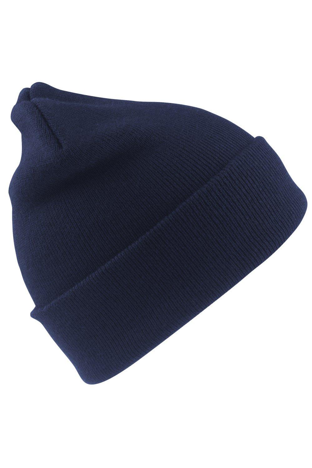 Шерстяная термолыжная/зимняя шапка с утеплителем Thinsulate 3M Result, темно-синий пряжа семеновская пряжа karolina 12554 небо 5 шт по 100 г