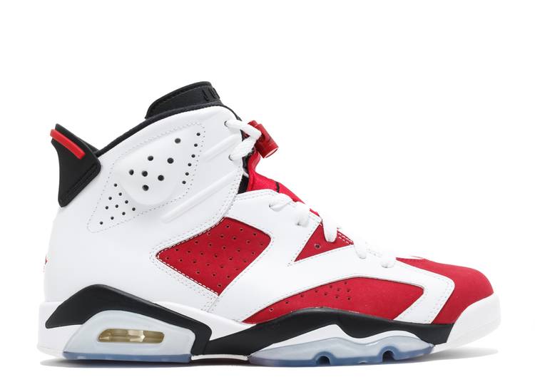 

Кроссовки AIR JORDAN 6 RETRO 'CARMINE' 2014, белый