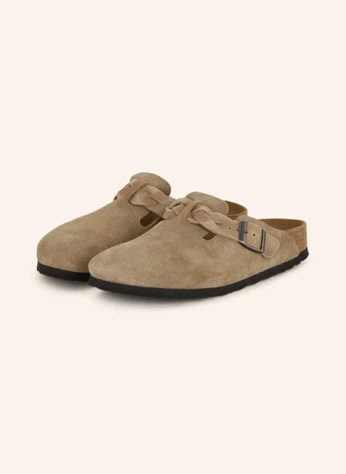 

Мюли boston braided Birkenstock, коричневый