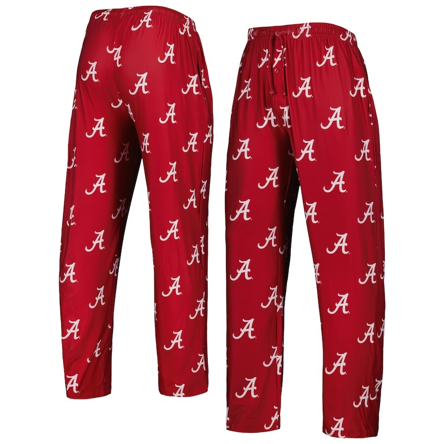 

Брюки Concepts Sport Alabama Crimson Tide, малиновый