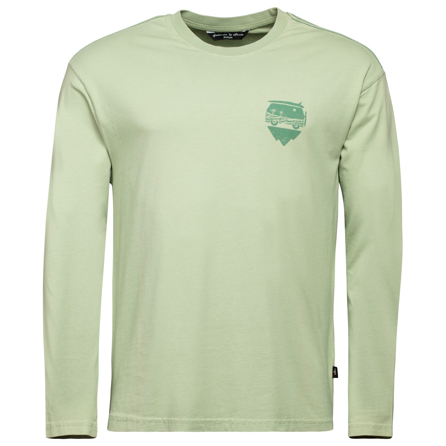 

Лонгслив Chillaz Organic Cotton Surf Climb Bus, зеленый