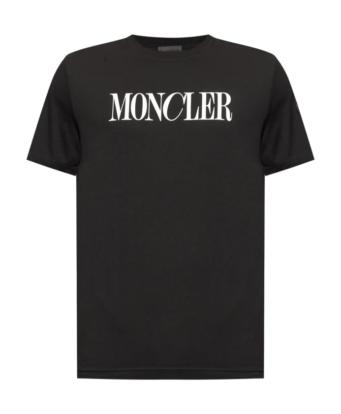 

Футболка с логотипом Moncler, черный