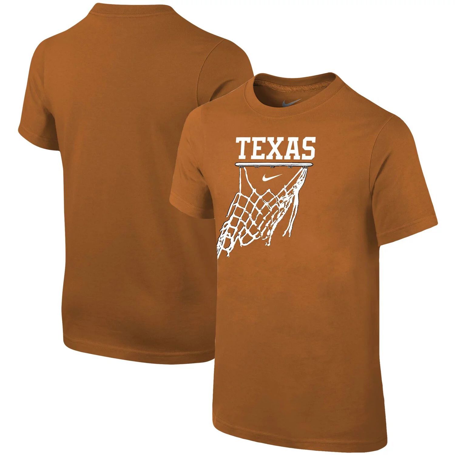 

Молодежная футболка Nike Texas Orange Texas Longhorns с баскетбольной сеткой Nike