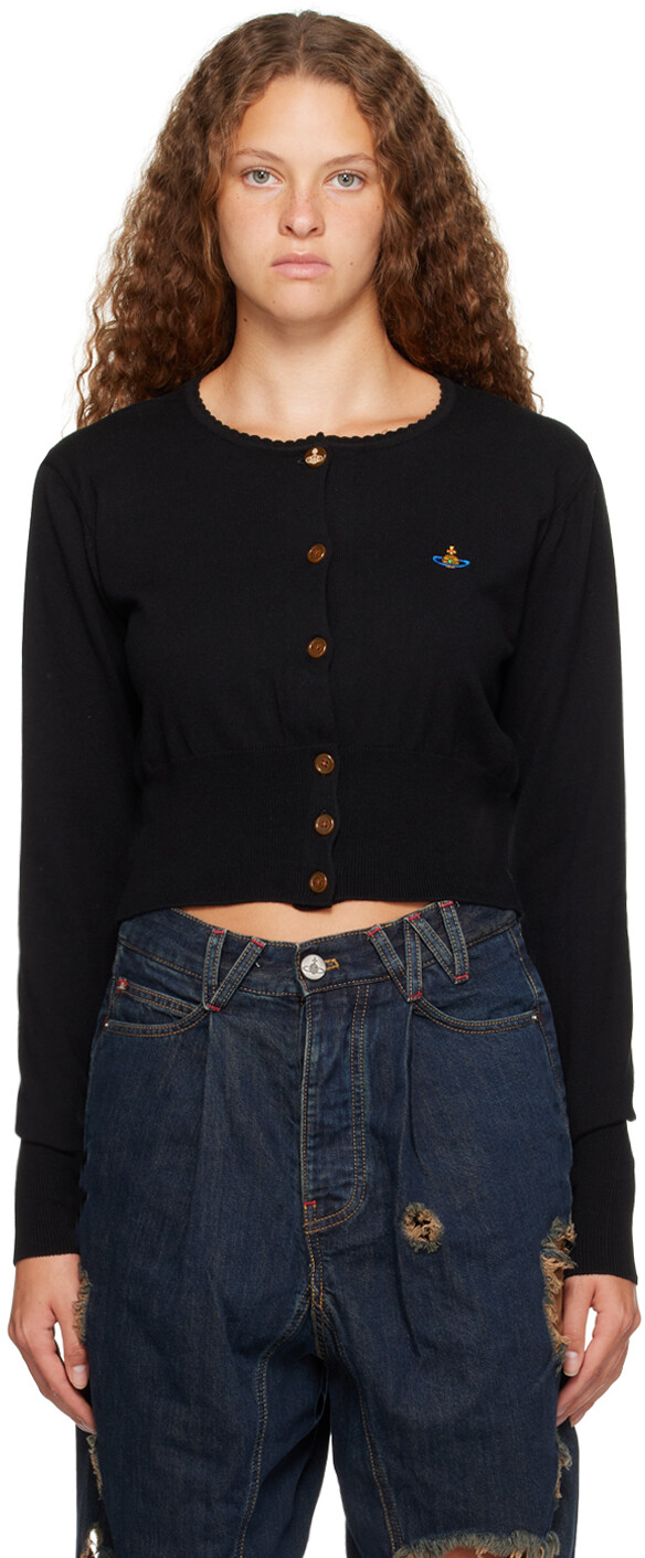 

Черный кардиган с шампанским Vivienne Westwood
